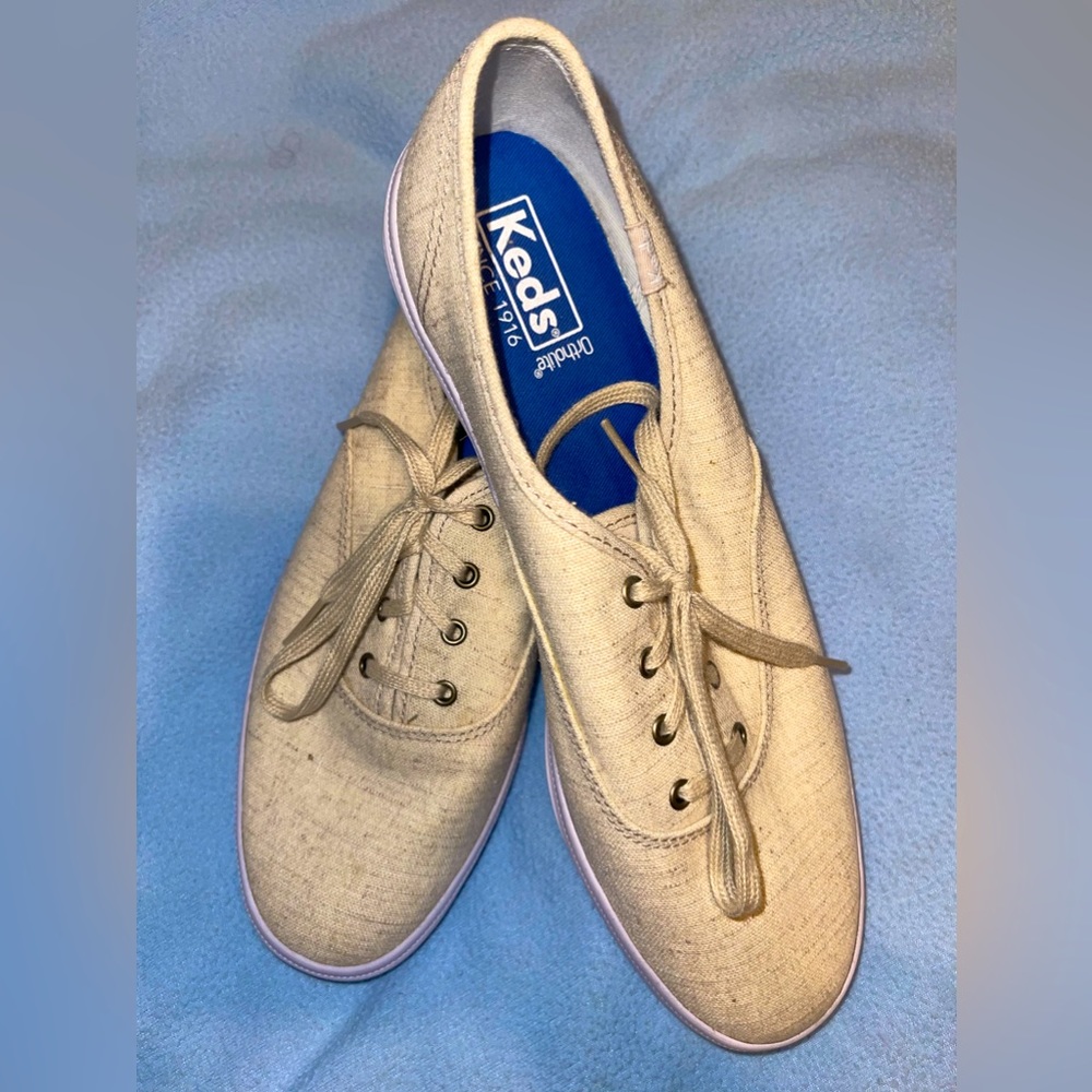 NWOT Keds Ortholite Casual Shoes, Women's 9.5, Tan